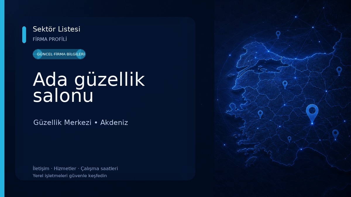 Ada güzellik salonu Güzellik Merkezi