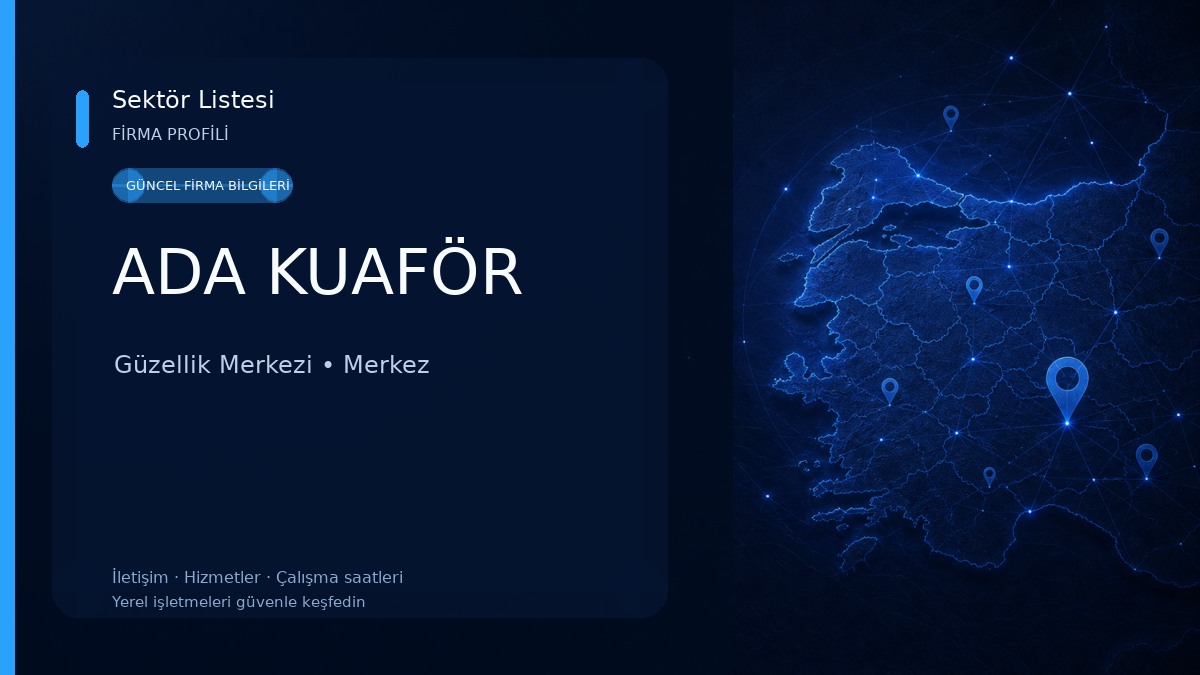 ADA KUAFÖR Güzellik Merkezi
