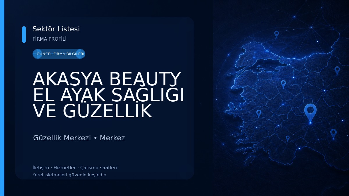 AKASYA BEAUTY EL AYAK SAĞLIĞI VE GÜZELLİK SALONU Güzellik Merkezi
