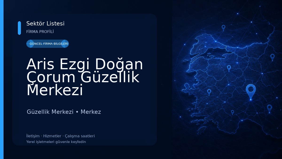 Aris Ezgi Doğan Çorum Güzellik Merkezi Güzellik Merkezi
