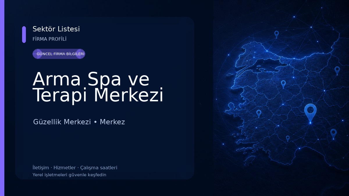 Arma Spa ve Terapi Merkezi Güzellik Merkezi