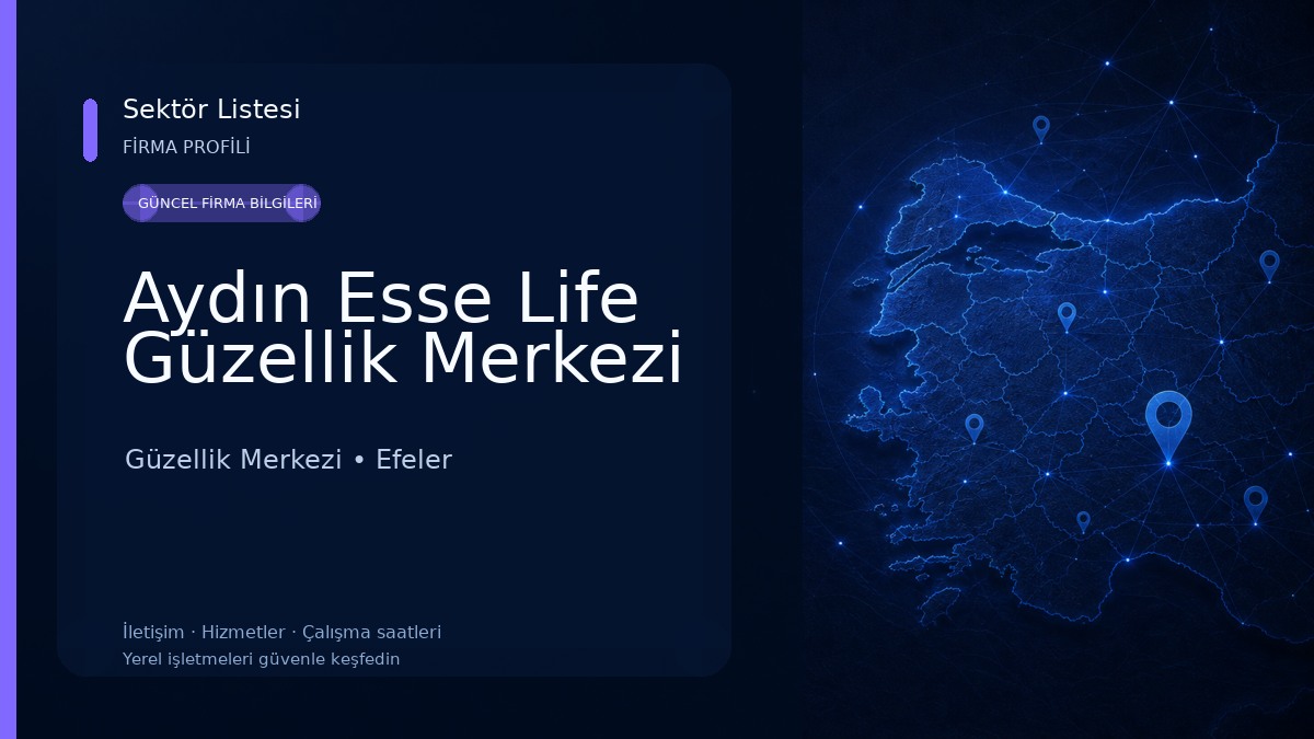 Aydın Esse Life Güzellik Merkezi Güzellik Merkezi