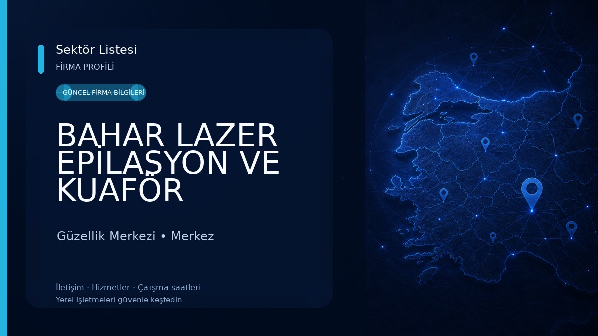 BAHAR LAZER EPİLASYON VE KUAFÖR GÜZELLİK SALONU ADIYAMAN Güzellik Merkezi