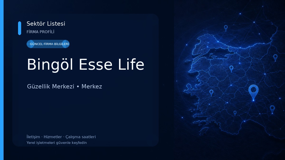 Bingöl Esse Life