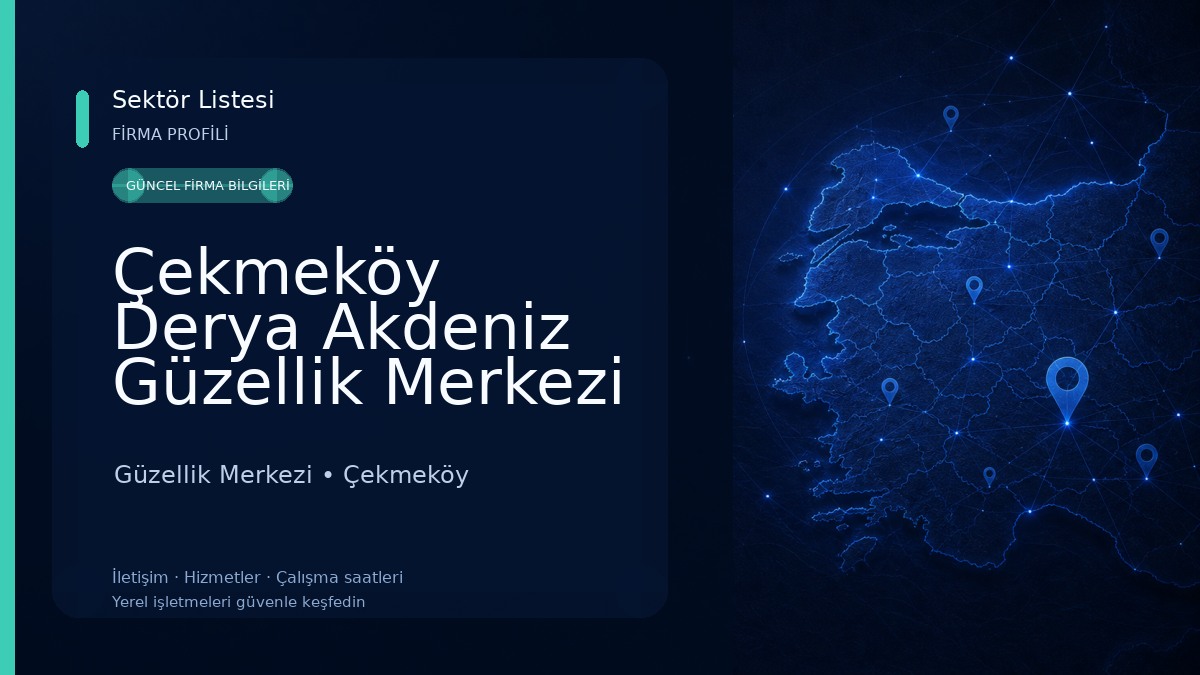 Çekmeköy Derya Akdeniz Güzellik Merkezi Güzellik Merkezi