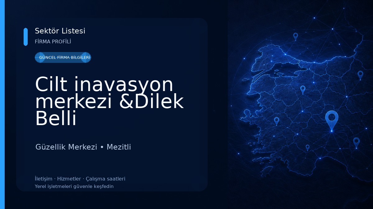 Cilt inavasyon merkezi &Dilek Belli Güzellik Merkezi