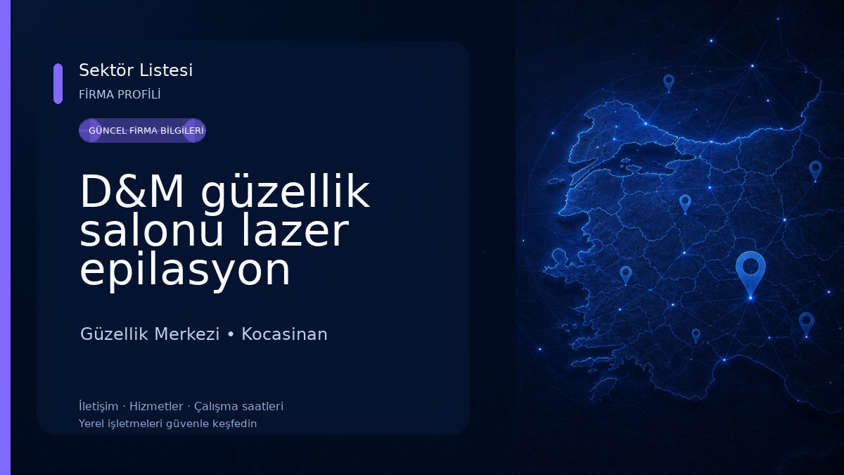 D&M güzellik salonu lazer epilasyon