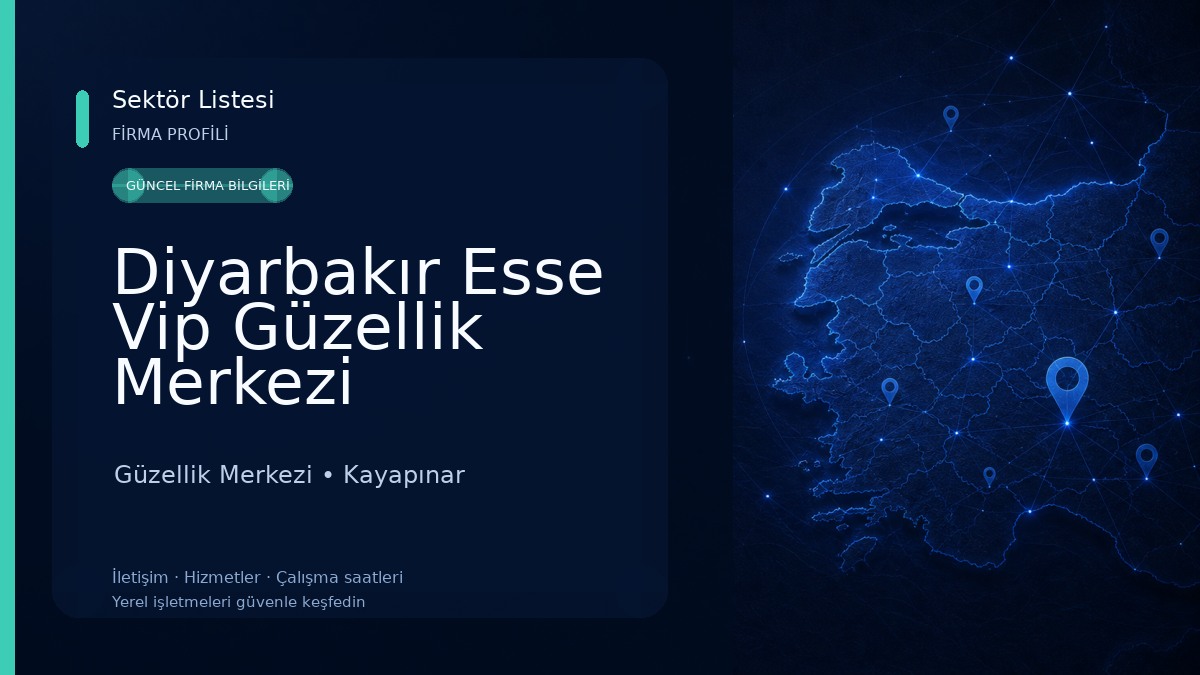 Diyarbakır Esse Vip Güzellik Merkezi Güzellik Merkezi