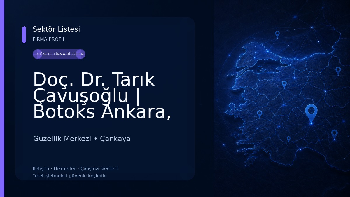 Doç. Dr. Tarık Çavuşoğlu | Botoks Ankara, Lazer Epilasyon, Jinekomasti, Karın Germe Güzellik Merkezi