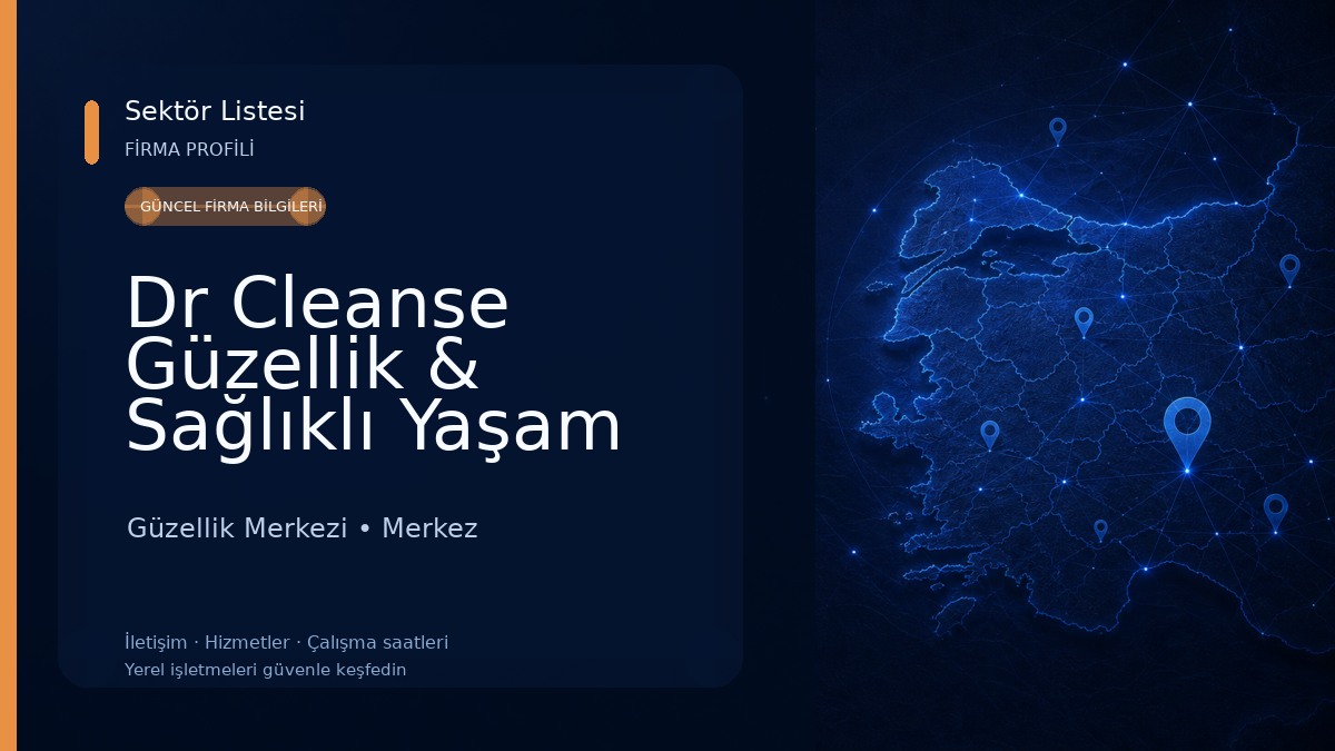 Dr Cleanse Güzellik & Sağlıklı Yaşam Merkezi - Kars Şubesi Güzellik Merkezi