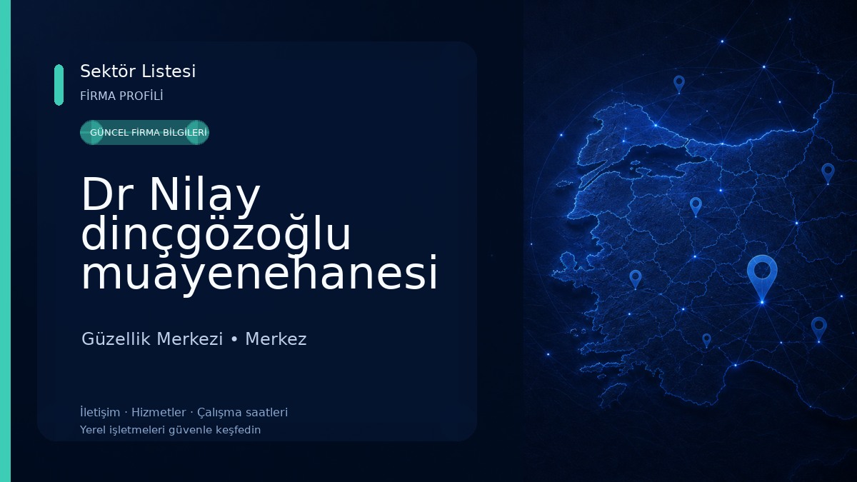 Dr Nilay dinçgözoğlu muayenehanesi Güzellik Merkezi