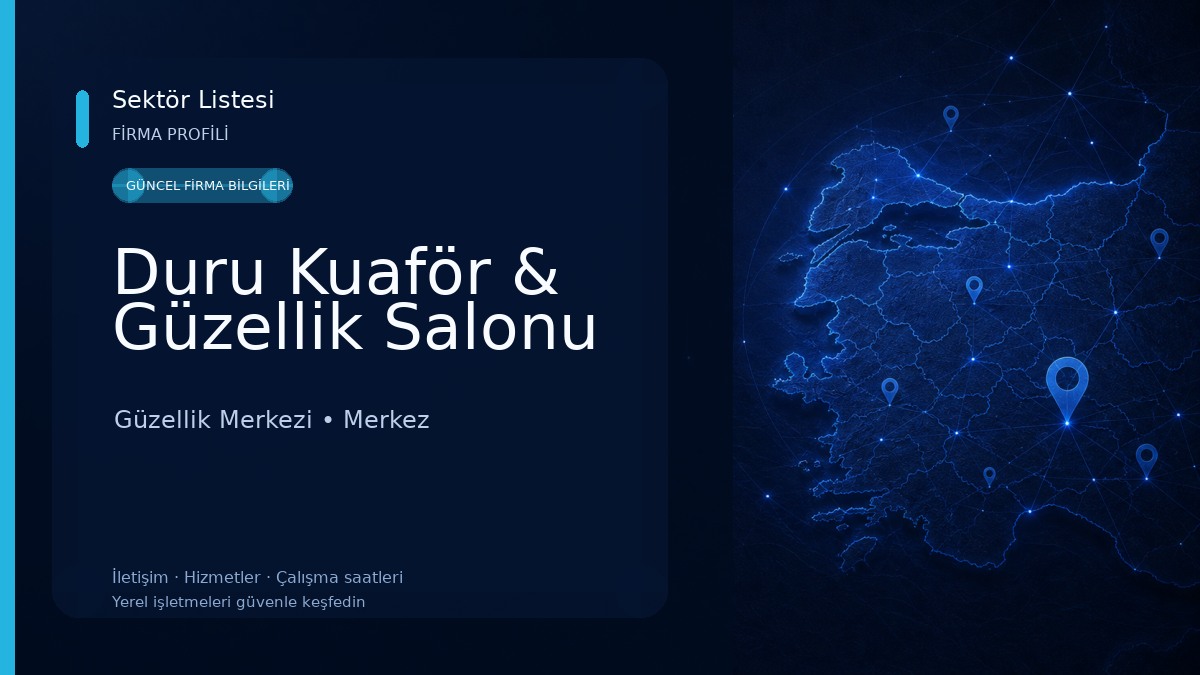 Duru Kuaför & Güzellik Salonu Güzellik Merkezi