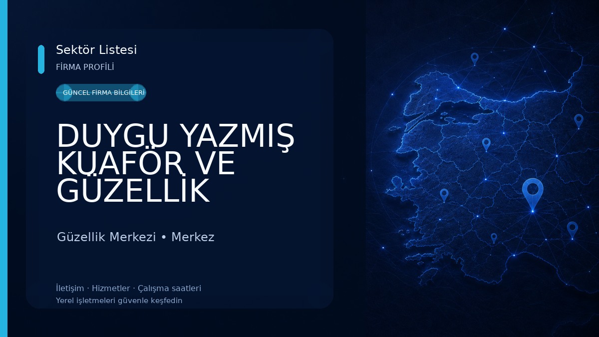 DUYGU YAZMIŞ KUAFÖR VE GÜZELLİK SALONU Güzellik Merkezi