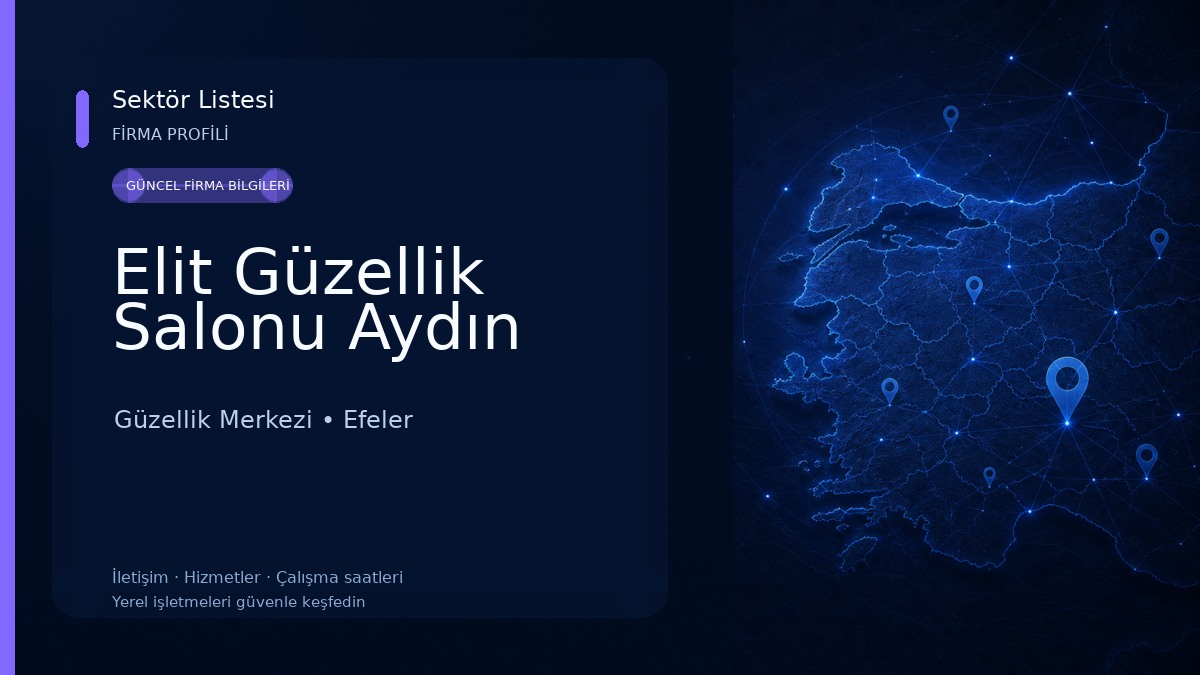 Elit Güzellik Salonu Aydın Güzellik Merkezi