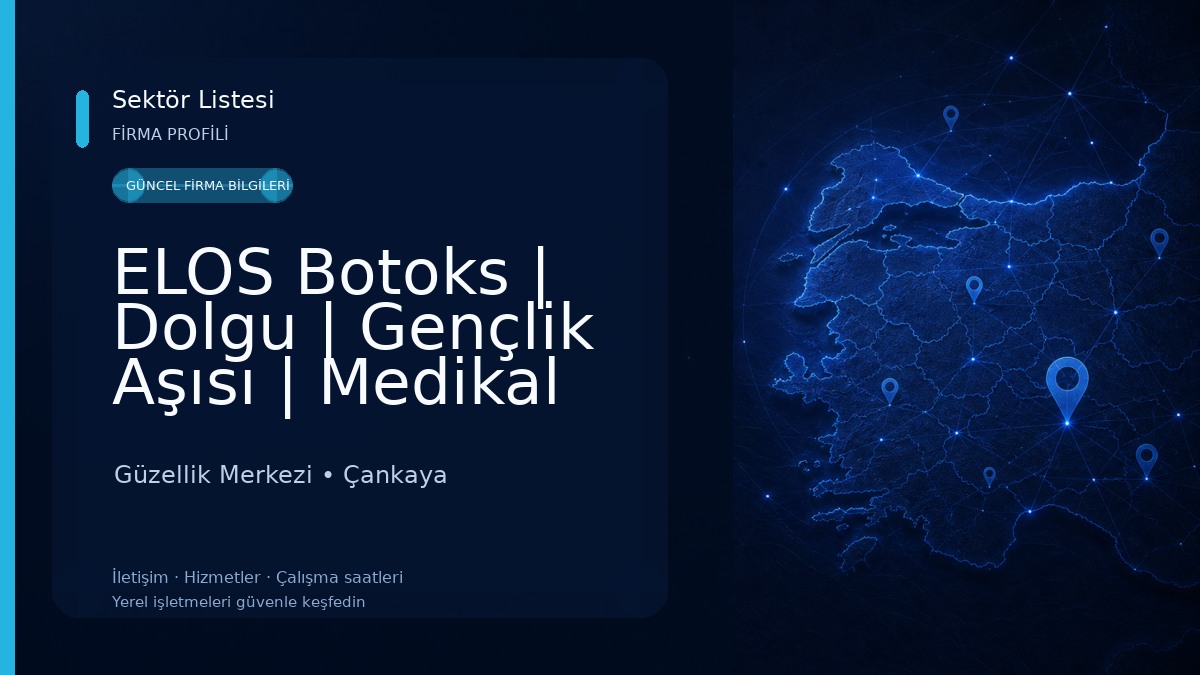 ELOS Botoks | Dolgu | Gençlik Aşısı | Medikal Estetik İşlemler | Dövme Silme | Lazer Epilasyon Güzellik Merkezi