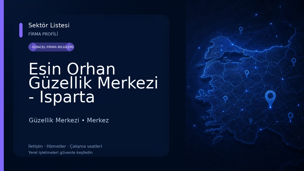 Esin Orhan Güzellik Merkezi - Isparta Güzellik Salonu | Isparta Lazer Epilasyon | Isparta Cilt Bakımı Güzellik Merkezi
