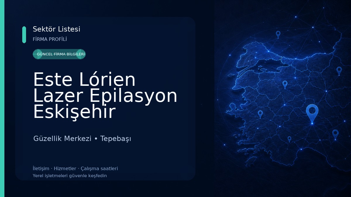 Este Lórien Lazer Epilasyon Eskişehir Güzellik Merkezi | Cilt Bakım Güzellik Merkezi