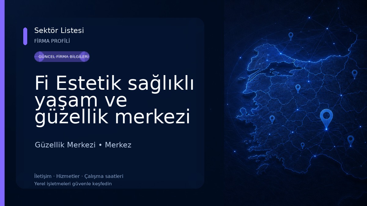 Fi Estetik sağlıklı yaşam ve güzellik merkezi Güzellik Merkezi