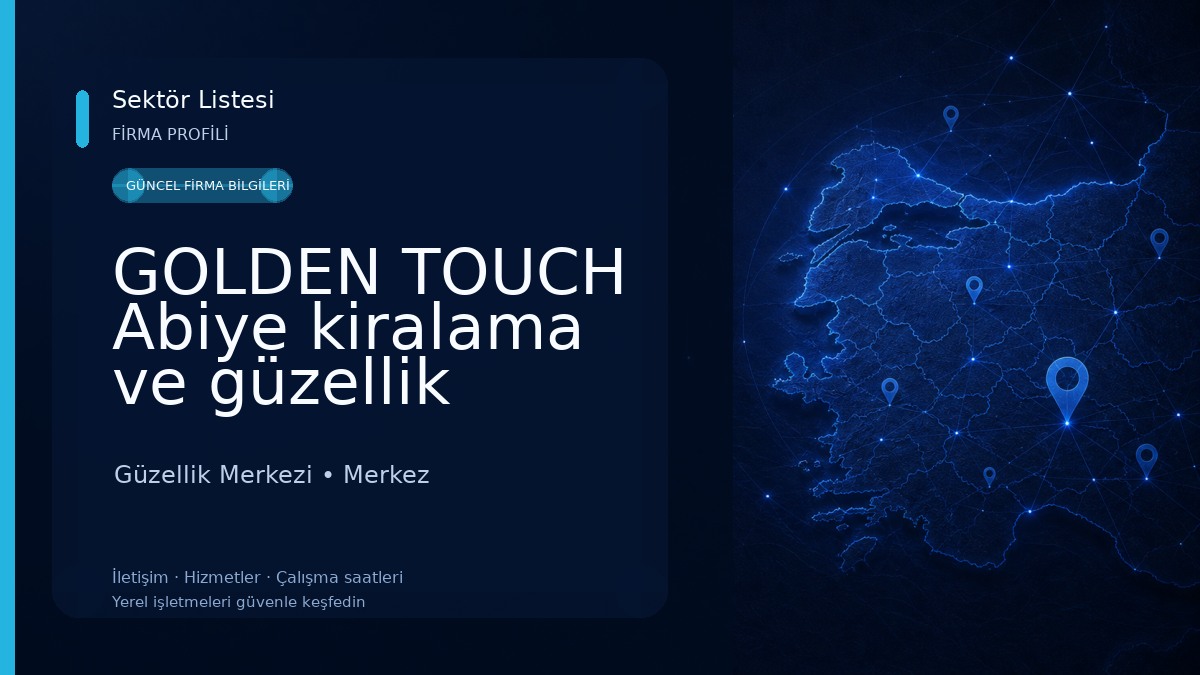GOLDEN TOUCH Abiye kiralama ve güzellik stüdyo