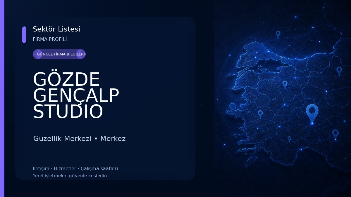 GÖZDE GENÇALP STUDIO Güzellik Merkezi