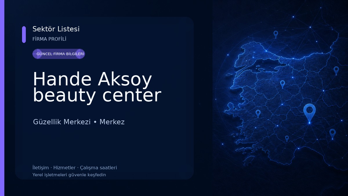 Hande Aksoy beauty center Güzellik Merkezi