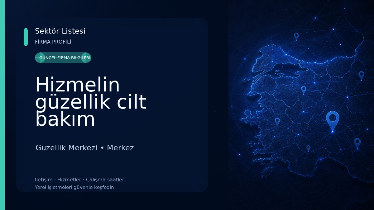 Hizmelin güzellik cilt bakım