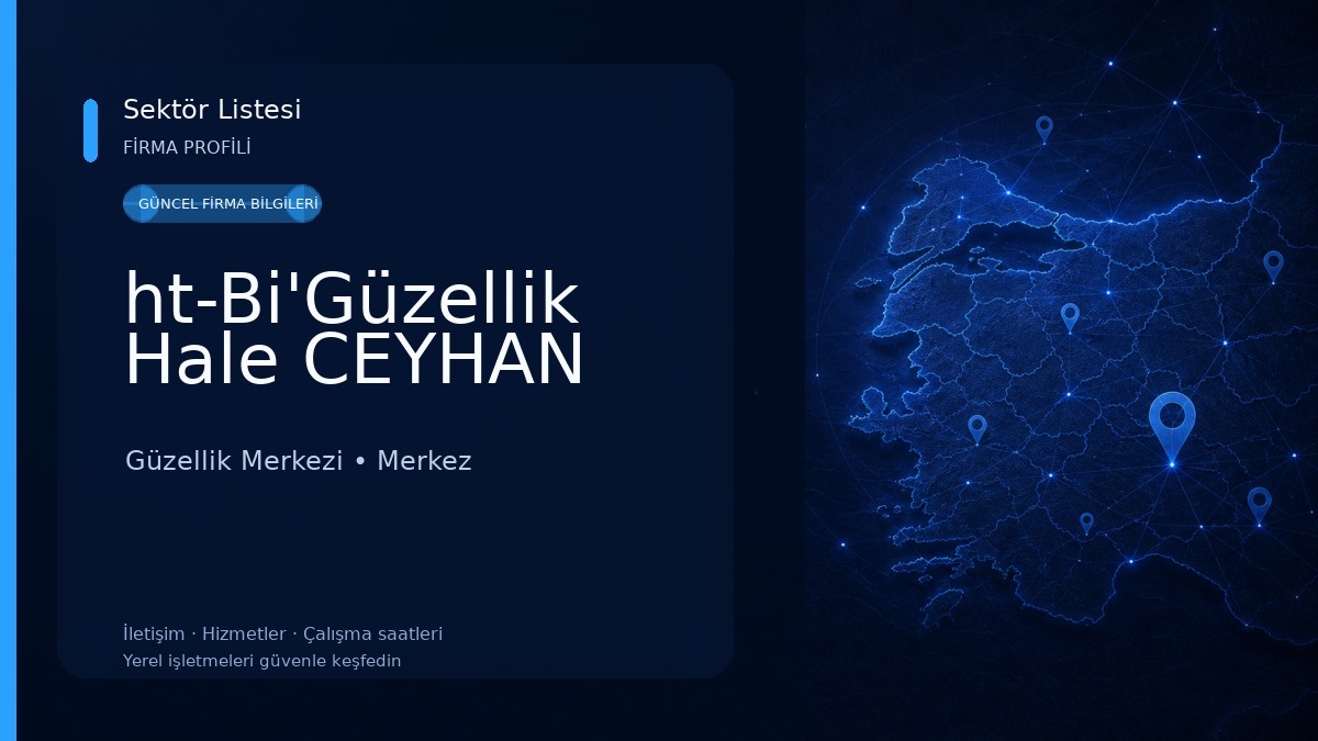 ht-Bi'Güzellik Hale CEYHAN Güzellik Merkezi