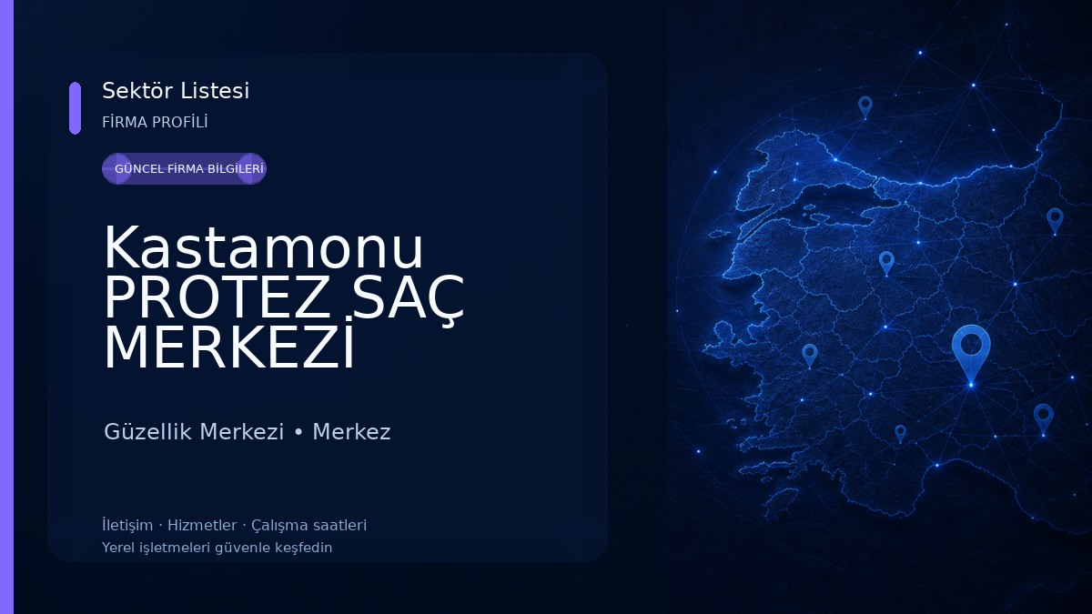 Kastamonu PROTEZ SAÇ MERKEZİ İlkadım 