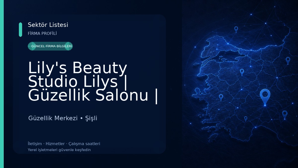 Lily's Beauty Studio Lilys | Güzellik Salonu | Bölgesel Zayıflama | Vücut Sıkılaştırma | Cilt Bakımı | Epilasyon Güzellik Merkezi