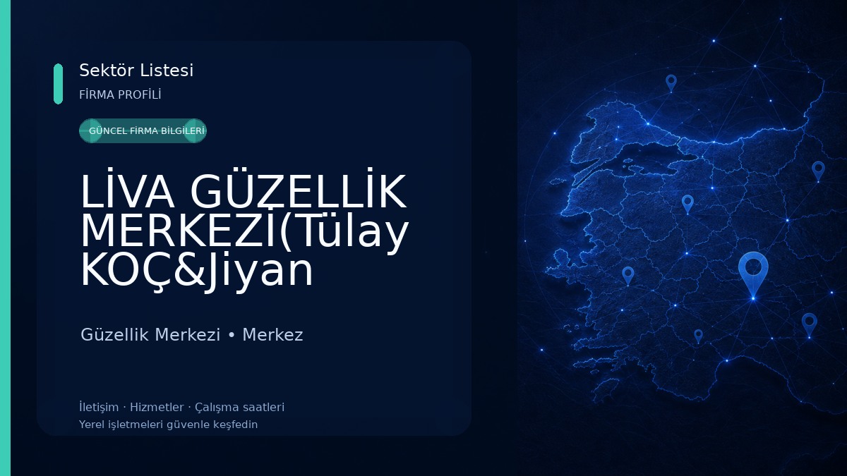 LİVA GÜZELLİK MERKEZİ(Tülay KOÇ&Jiyan DENİZ) Güzellik Merkezi