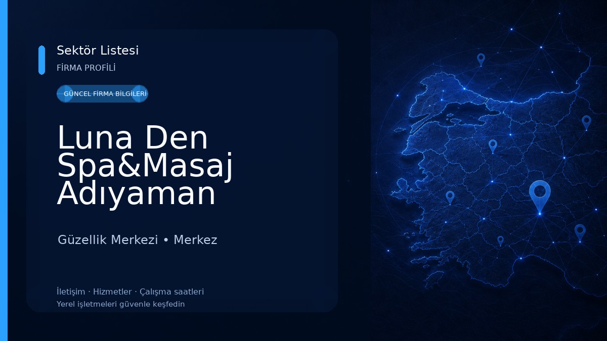 Luna Den Spa&Masaj Adıyaman Güzellik Merkezi