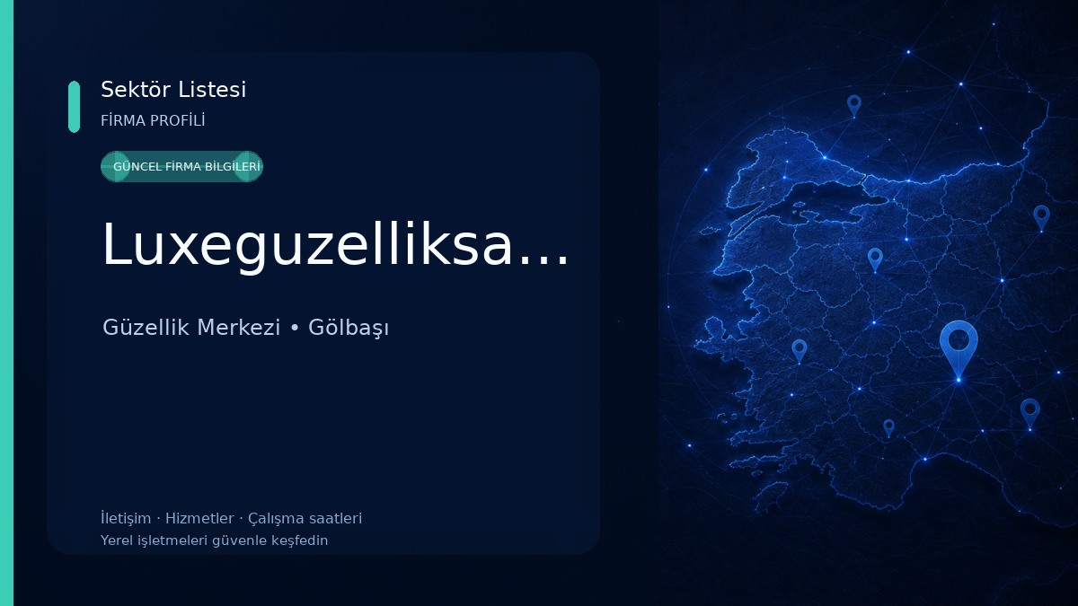 Luxeguzelliksalonuadiyaman Güzellik Merkezi