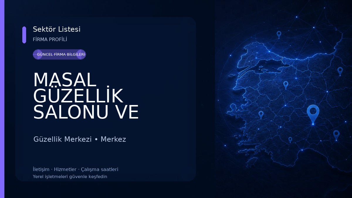 MASAL GÜZELLİK SALONU VE BAYAN KUAFÖRÜ Güzellik Merkezi