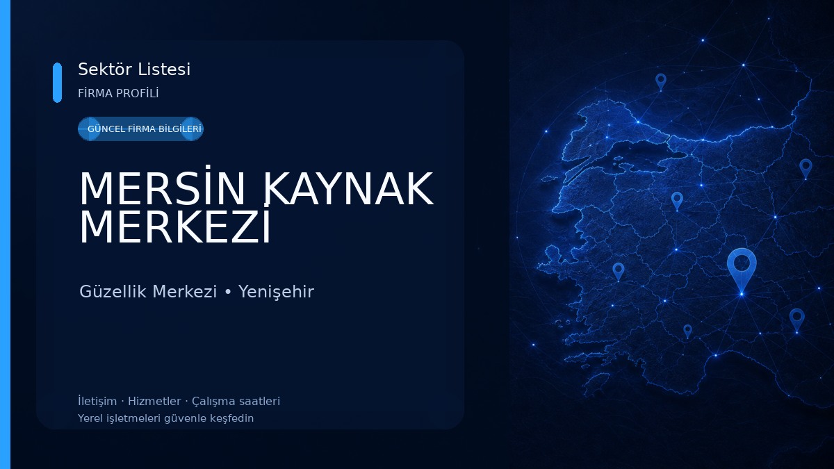 MERSİN KAYNAK MERKEZİ