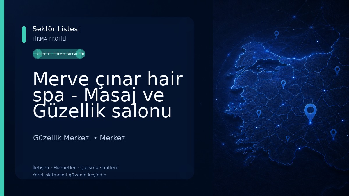Merve çınar hair spa - Masaj ve Güzellik salonu Güzellik Merkezi