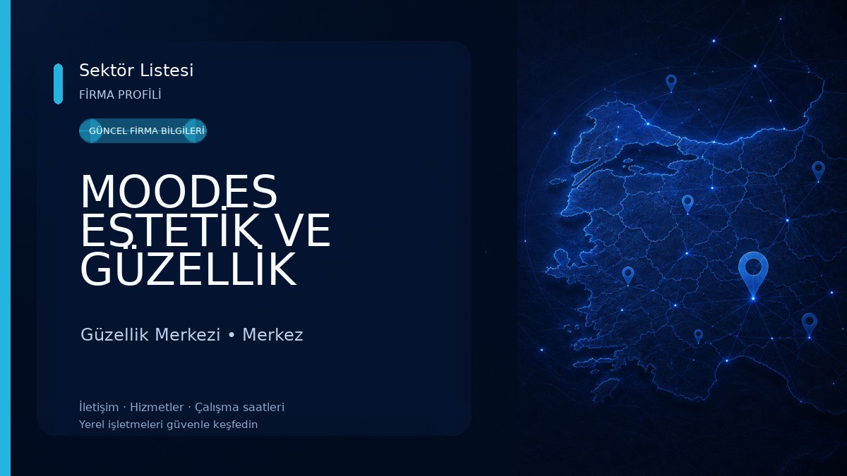 MOODES ESTETİK VE GÜZELLİK Güzellik Merkezi