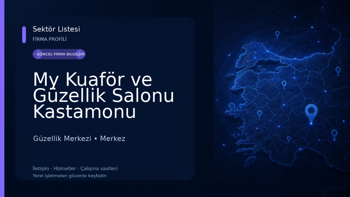 My Kuaför ve Güzellik Salonu Kastamonu Güzellik Merkezi