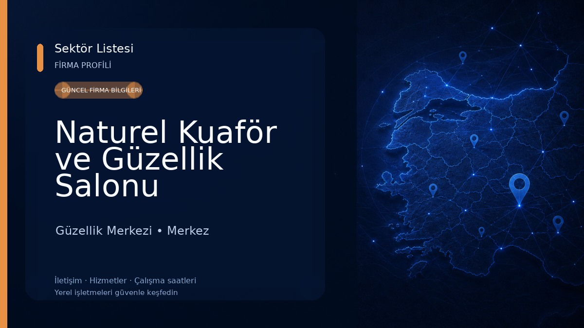 Naturel Kuaför ve Güzellik Salonu Güzellik Merkezi