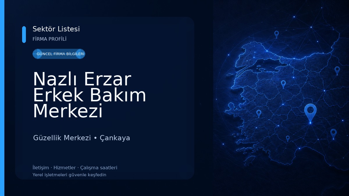 Nazlı Erzar Erkek Bakım Merkezi Güzellik Merkezi