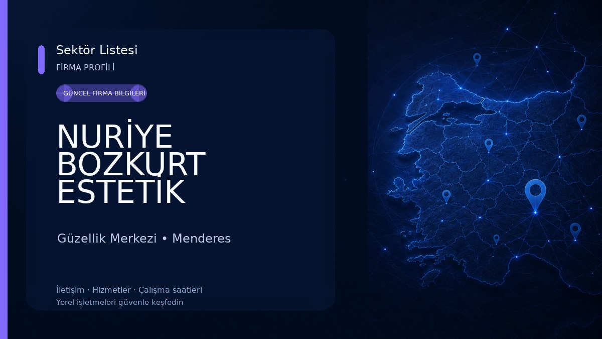 NURİYE BOZKURT ESTETİK GÜZELLİK MERKEZİ Güzellik Merkezi
