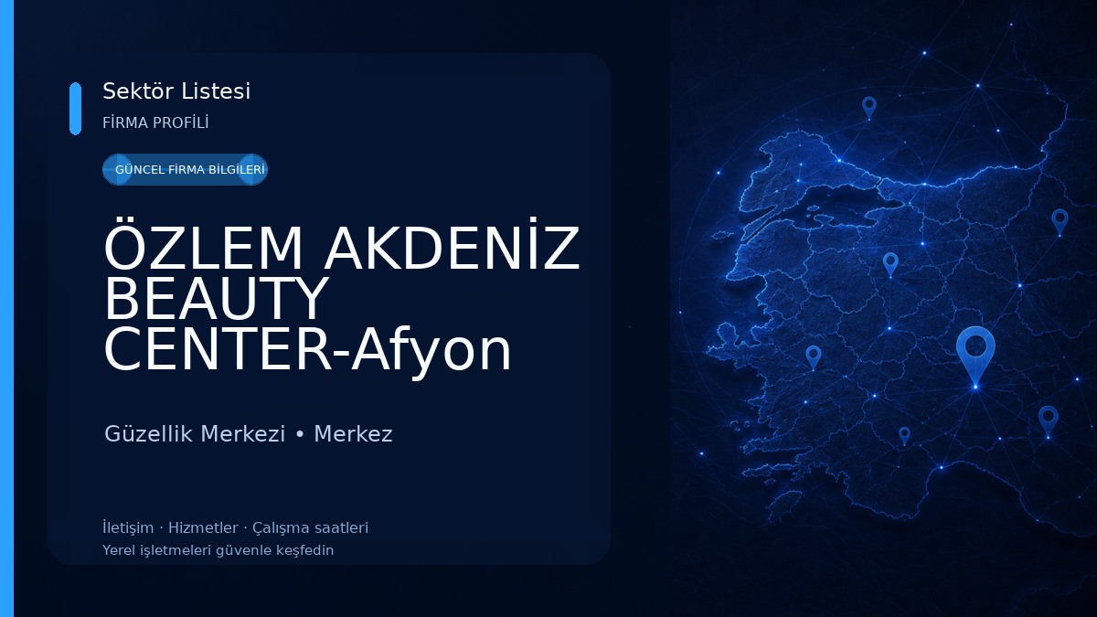 ÖZLEM AKDENİZ BEAUTY CENTER-Afyon Güzellik Merkezi,Leke Tedavisi,Protez Tırnak,Erkek Lazer Epilasyon,İpek Kirpik,Cilt Bakımı