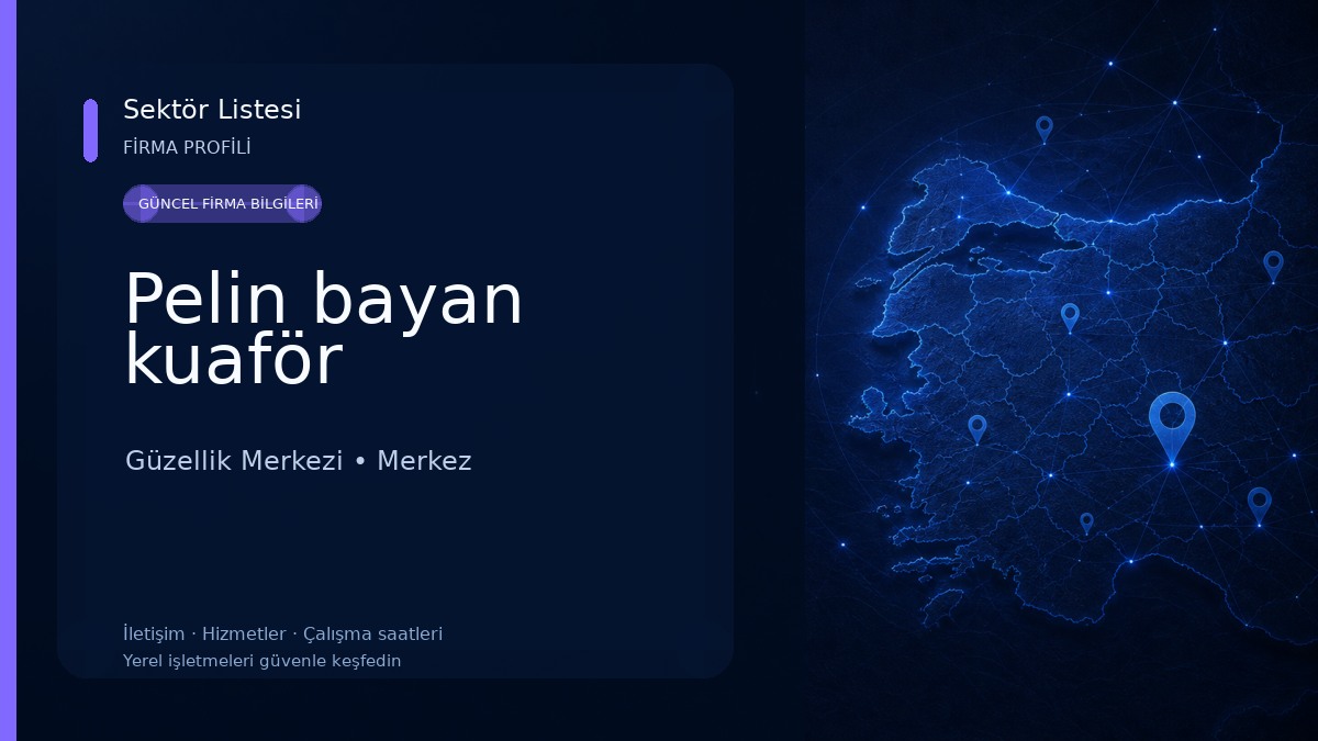 Pelin bayan kuaför Güzellik Merkezi