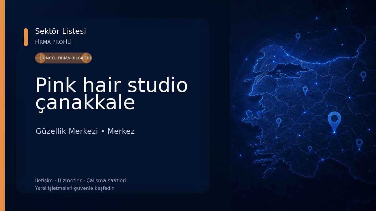 Pink hair studio çanakkale Güzellik Merkezi