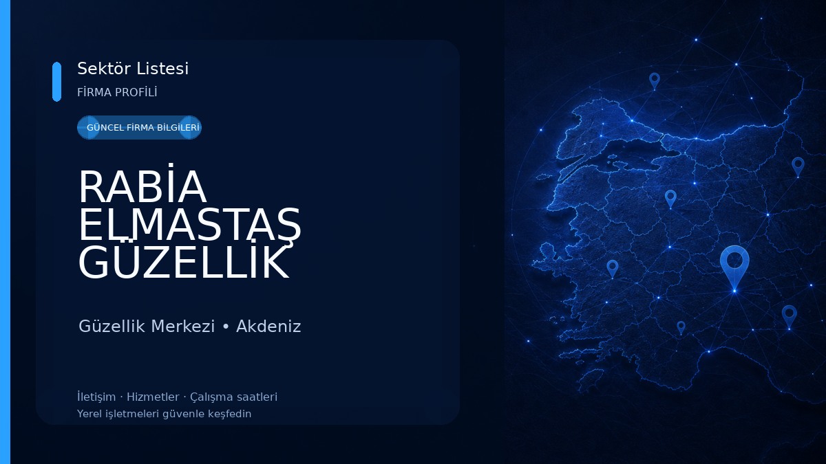 RABİA ELMASTAŞ GÜZELLİK MERKEZİ MERSİN Güzellik Merkezi