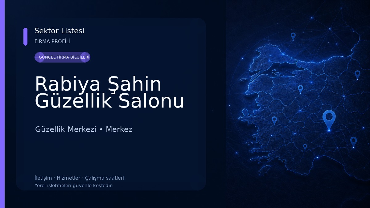 Rabiya Şahin Güzellik Salonu Güzellik Merkezi