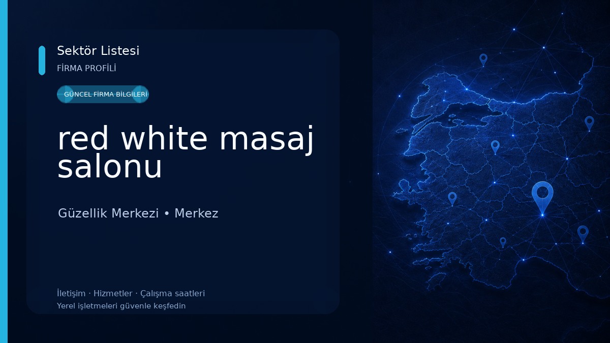 red white masaj salonu