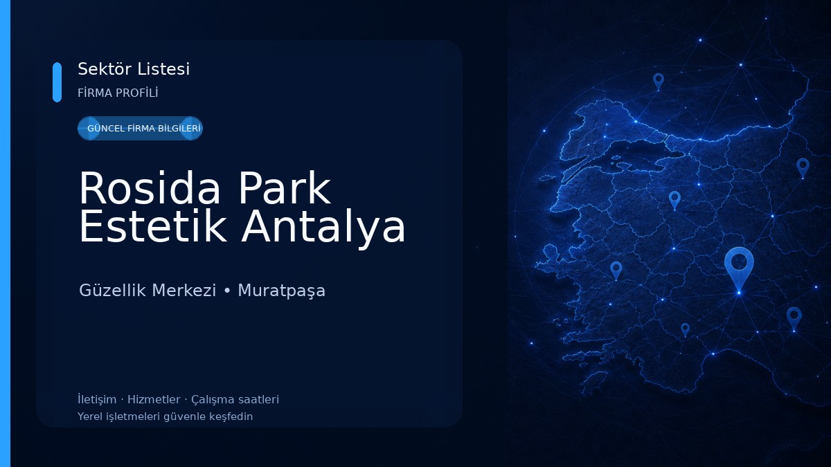 Rosida Park Estetik Antalya