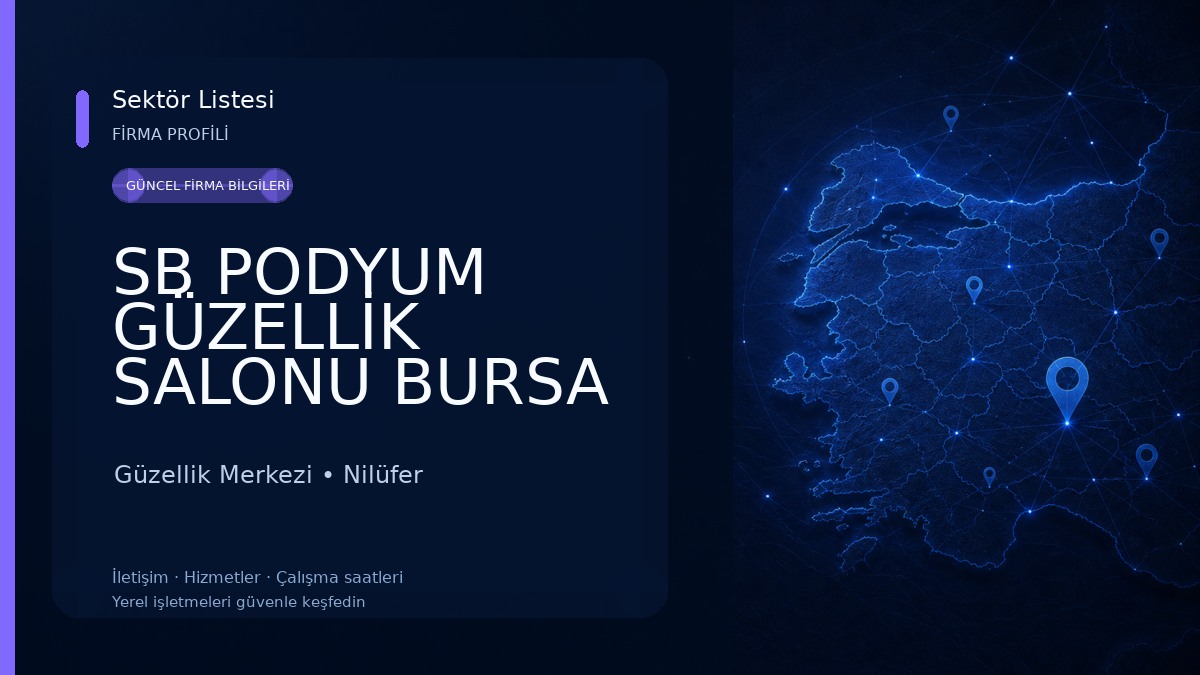 SB PODYUM GÜZELLİK SALONU BURSA Güzellik Merkezi