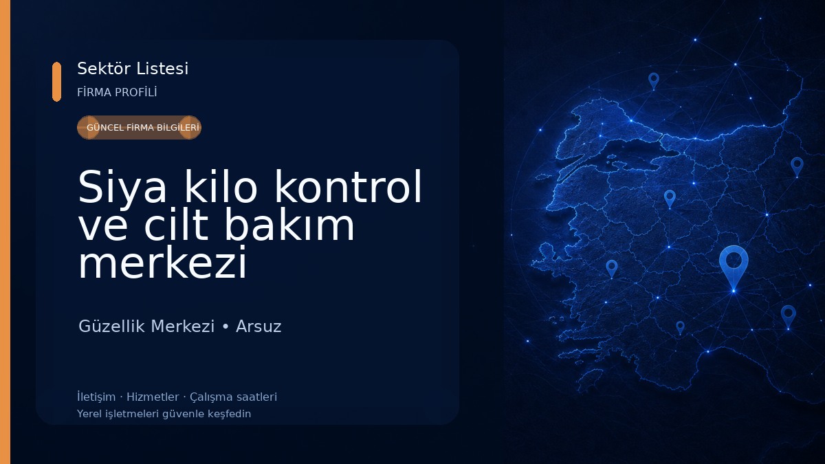 Siya kilo kontrol ve cilt bakım merkezi Güzellik Merkezi