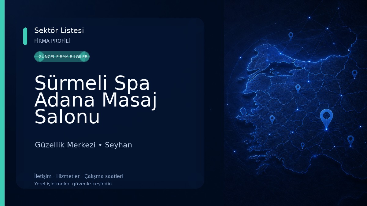 Sürmeli Spa Adana Masaj Salonu